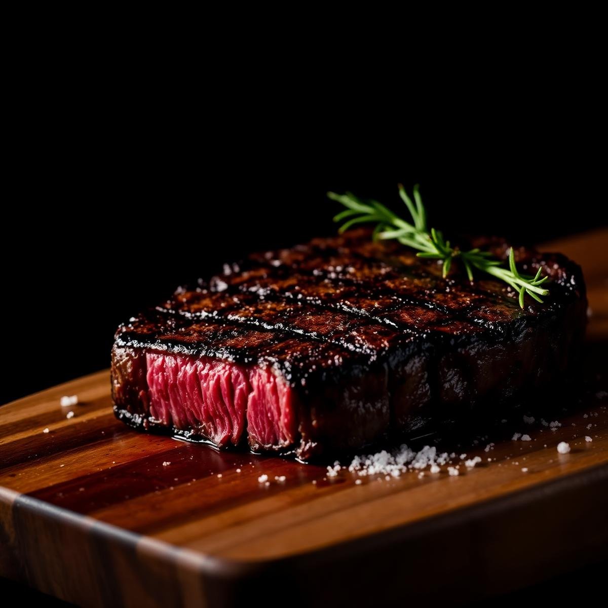 Grilled ribeye steak